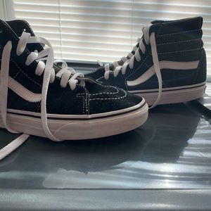 Black high top vans